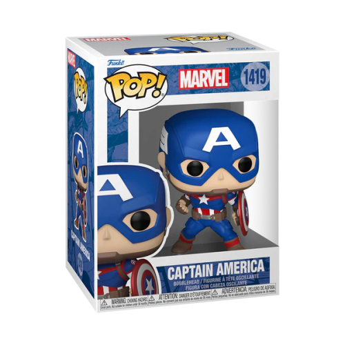 Oryginalne pudełko Funko POP! Marvel New Classics – Kapitan Ameryka
