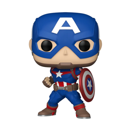 Winylowa figurka komiksowy Kapitan Ameryka z tarczą – Marvel Funko POP!