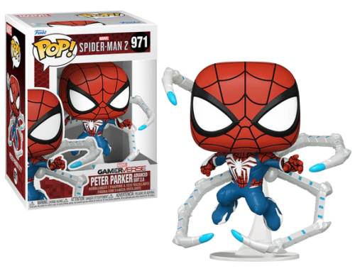 Figurka Funko POP! Spider-Man Advanced Suit 2.0 z gry Marvel Spider-Man 2