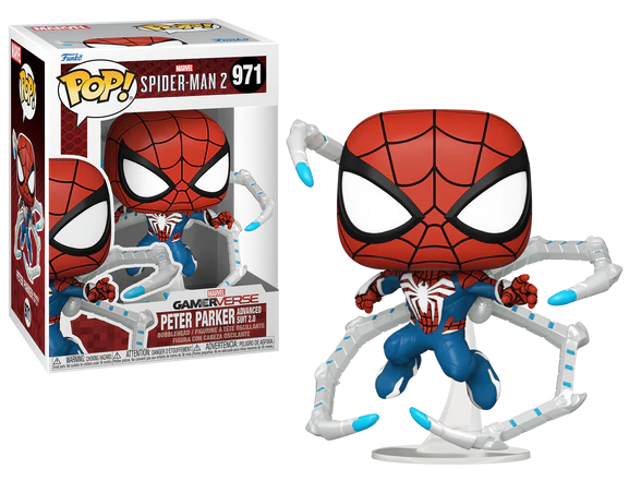 Figurka Funko POP! Spider-Man Advanced Suit 2.0 z gry Marvel Spider-Man 2
