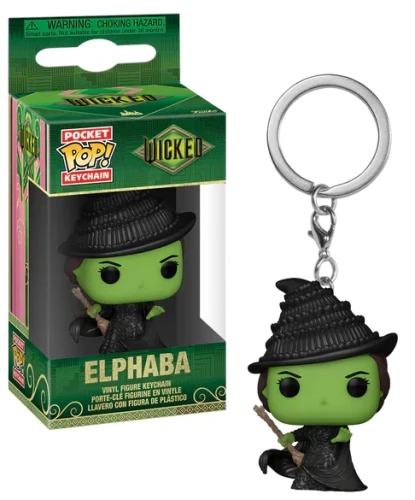 Brelok Funko Pocket POP! Elphaba z filmu Wicked w pudełku kolekcjonerskim