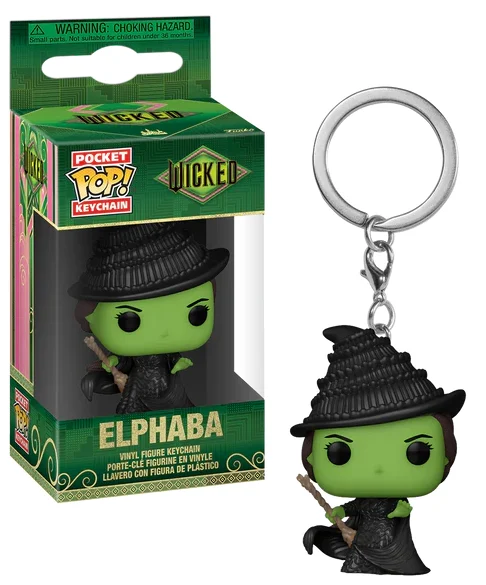 Brelok Funko Pocket POP! Elphaba z filmu Wicked w pudełku kolekcjonerskim