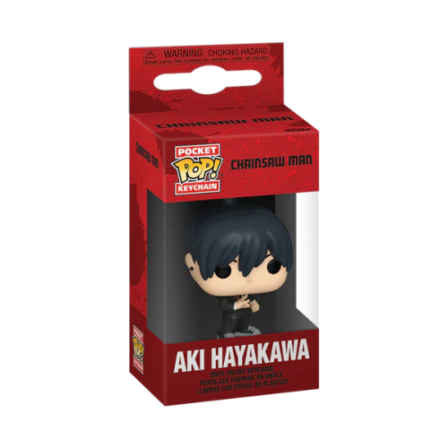 Opakowanie breloka Funko Pocket POP! Chainsaw Man – Aki Hayakawa