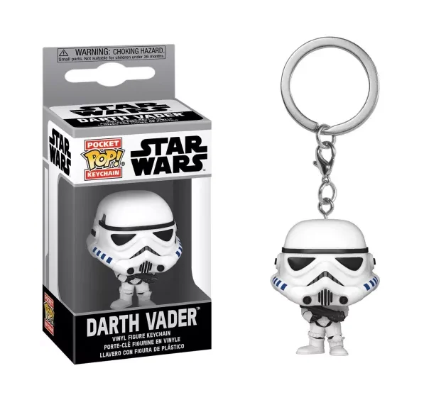 Brelok do kluczy Funko Pocket POP! Star Wars przedstawiający klasycznego Szturmowca Imperium