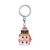 Miniaturowa figurka brelok przedstawiająca wieżę sushi w stylu kawaii