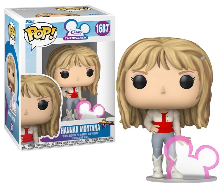 Kolekcjonerska figurka Funko POP! Hannah Montana z mikrofonem i ikoną Disney nr 1450