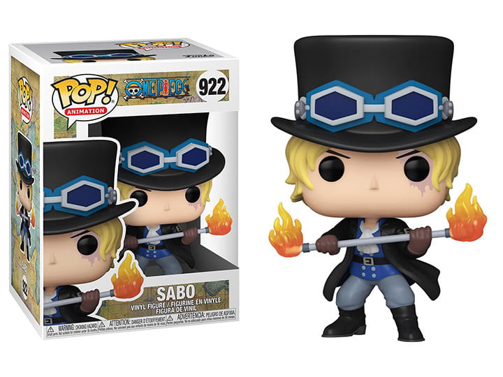 Kolekcjonerska figurka Funko POP! Sabo z anime One Piece w cylindrze i goglach