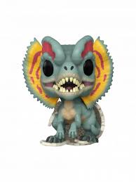 Winylowa figurka małego Dilofozaura – unikalny model Funko z serii Park Jurajski