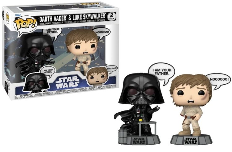 Kolekcjonerski zestaw Funko POP! Star Wars 2-Pack Darth Vader i Luke Skywalker