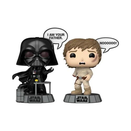 Winylowe figurki Luke Skywalker i Darth Vader z mieczami świetlnymi – edycja kolekcjonerska