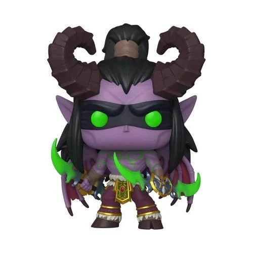 Winylowa figurka Illidan z charakterystycznymi tatuażami i rogami – World of Warcraft