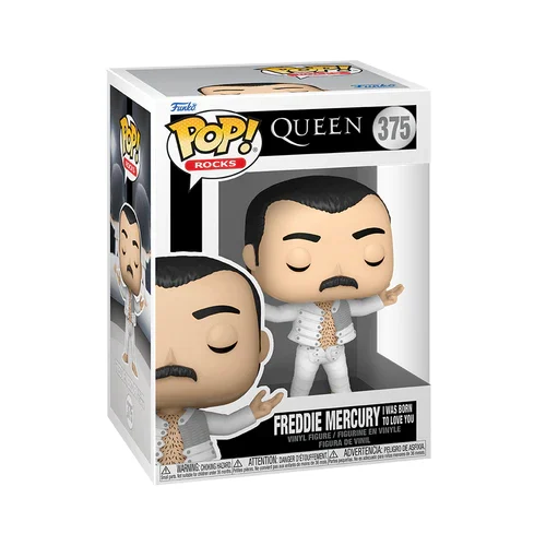 Oryginalne pudełko Funko POP! Rocks nr 184 – Freddie Mercury Queen