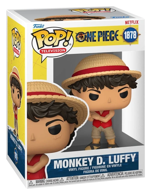 Oryginalne pudełko Funko POP! Monkey D. Luffy – edycja Netflix Live Action