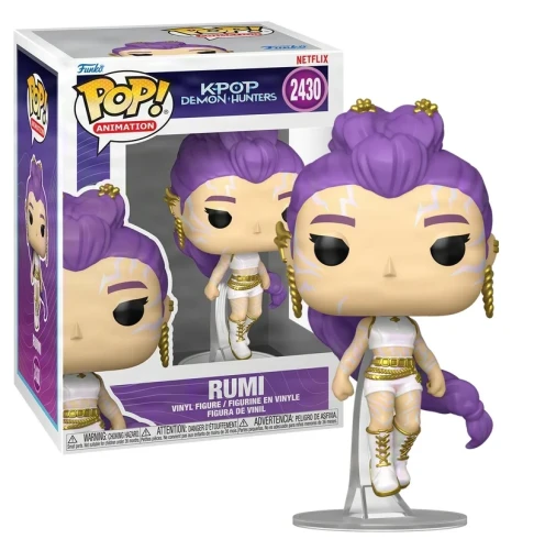 Oryginalna figurka Funko POP! Rumi z serii K-POP Demon Hunter w opakowaniu