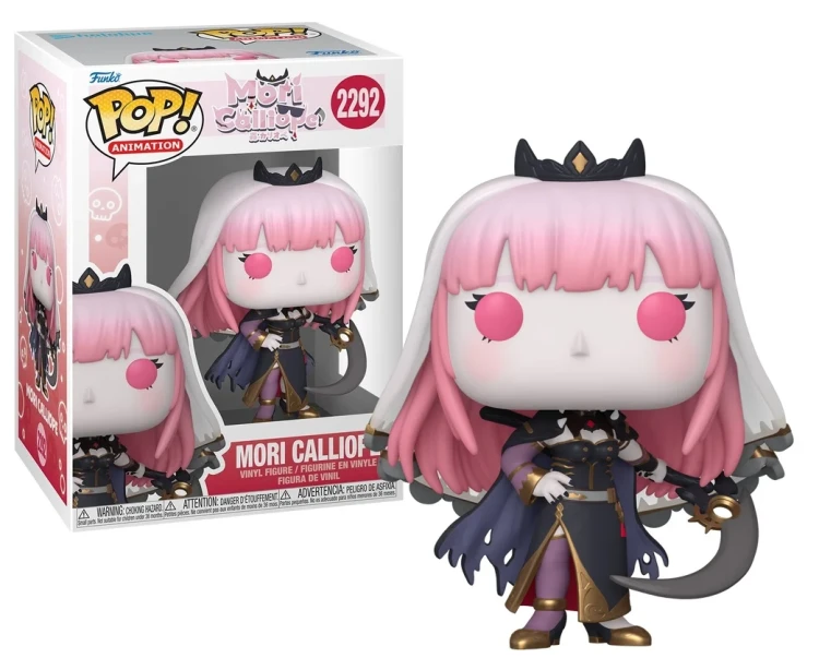 Kolekcjonerska figurka Funko POP! Mori Calliope z Hololive English w pudełku
