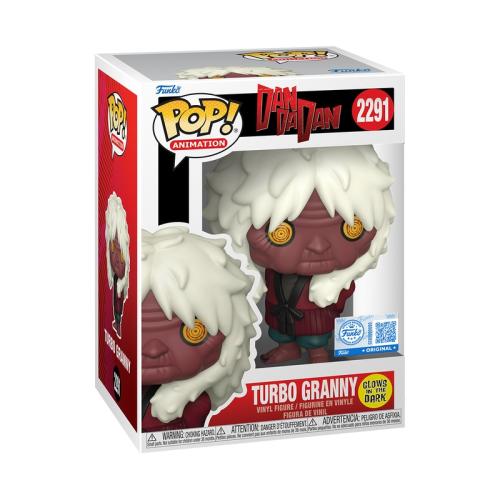 Oryginalne opakowanie Funko POP! nr 2291 Turbo Granny z naklejką świecącą w ciemności