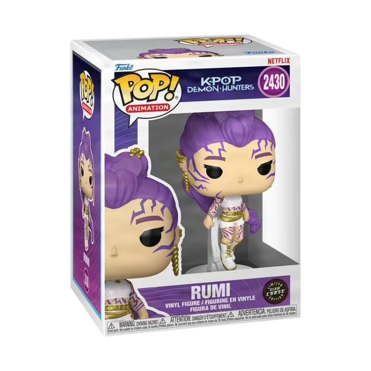 Figurka Funko POP! Rumi z limitowanymi naklejkami CHASE oraz Glow in the Dark