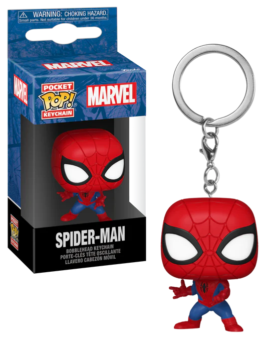 Brelok Funko Pocket POP! Keychain Marvel Spider-Man New Classics w oryginalnym pudełku.