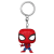 Mini figurka brelok Spider-Man Marvel – zbliżenie na detale czerwono-niebieskiego kostiumu.