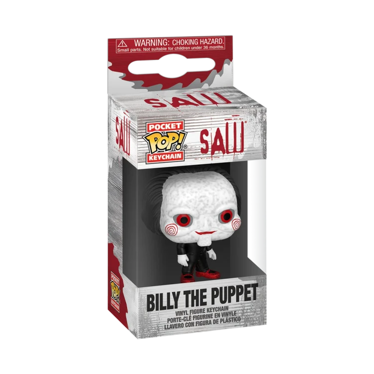 Brelok Funko Pocket POP! Keychain SAW Piła Billy the Puppet w pudełku kolekcjonerskim.