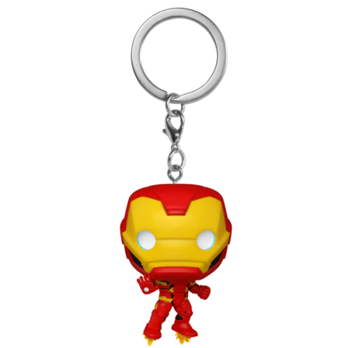Mini figurka brelok Iron Man Marvel Avengers z metalowym kółkiem – detale postaci.