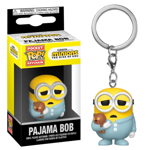 Brelok Funko Pocket POP! Keychain Minions 2 Pajama Bob w piżamie z opakowaniem.