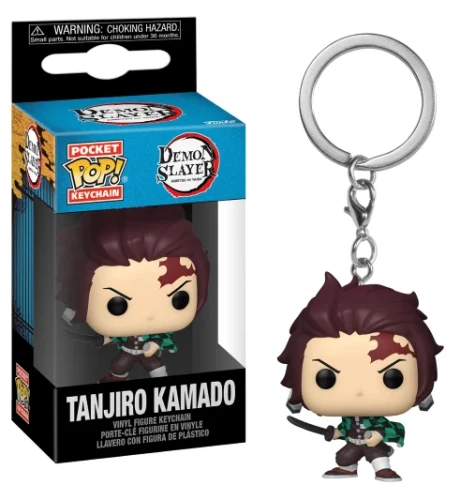 Brelok Funko Pocket POP! Keychain Demon Slayer Tanjiro Kamado w pudełku prezentowym.