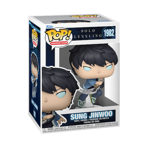 Funko POP! Solo Leveling Sung Jinwoo 1982 kolekcjonerska figurka anime widok opakowania przód.