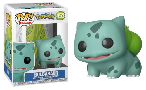 Figurka Funko POP! Games Pokemon Bulbasaur 453 zielony Pokemon trawiasty w pudełku.