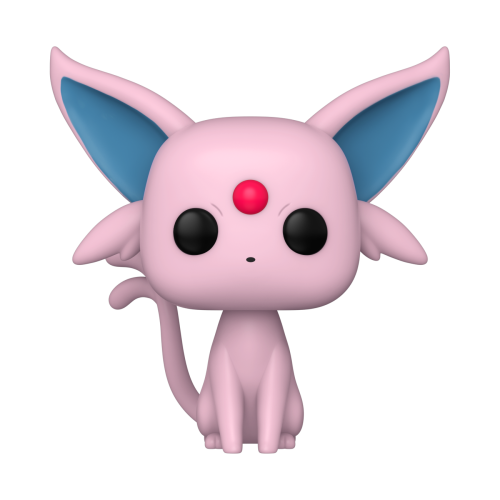Fioletowy Pokemon Espeon jako figurka winylowa Funko POP! nr 884 detale postaci.