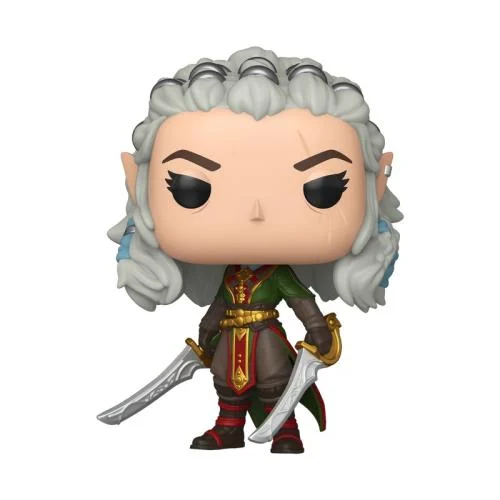 Legendarna druidka Jaheira z Baldur's Gate 3 jako figurka winylowa Funko POP! detale postaci.