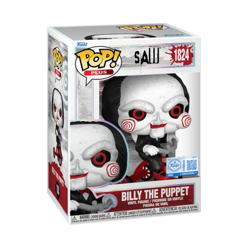 Funko POP! Billy on Tricycle 1824 kolekcjonerska figurka z filmu Piła widok opakowania.