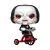Kultowa lalka Billy na trójkołowym rowerku z horroru SAW jako figurka winylowa Funko POP!.