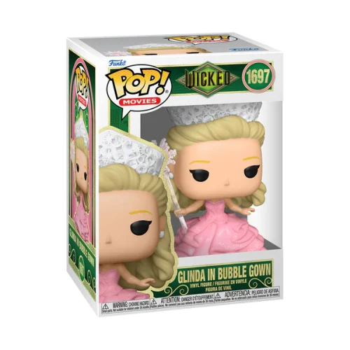 Funko POP! Wicked Glinda 1697 kolekcjonerska figurka winylowa widok opakowania przód.