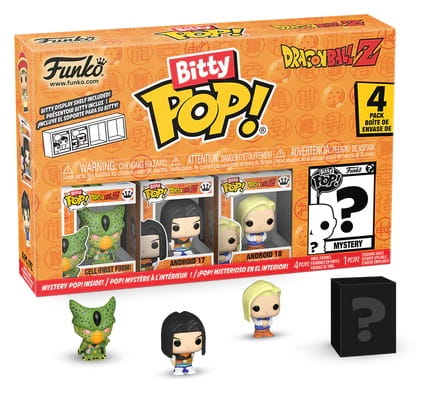 Zestaw Funko Bitty Pop! Dragon Ball Z 4-Pack Cell First Form przód pudełka.