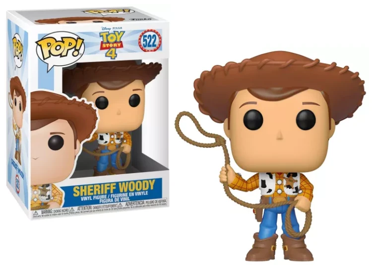 Funko POP! Disney Toy Story 4 Woody 522 figurka kolekcjonerska w pudełku.