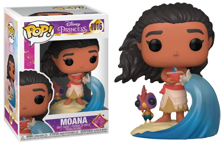 Funko POP! Disney Ultimate Princess Vaiana Moana 1016 figurka z pudełkiem zestaw.