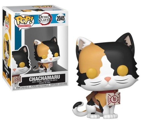 Funko POP! Animation Demon Slayer Chachamaru 1408 figurka kota pudełko.