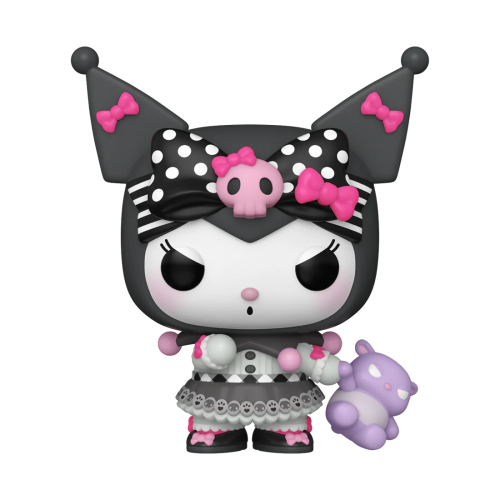 Detale figurki winylowej Kuromi Sanrio Funko POP! zbliżenie na postać.
