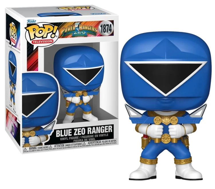 Funko POP! TV Power Rangers Zeo Ranger Blue 1874 pudełko przód