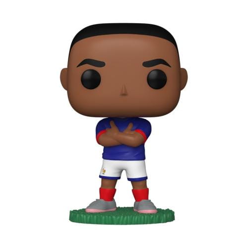 Kolekcjonerska figurka piłkarza Kylian Mbappe z piłką u stóp – Funko POP!