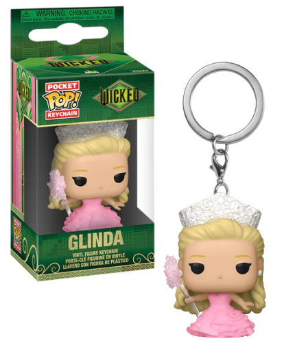 Brelok Funko Pocket POP! Keychain Wicked Glinda w różowej sukni z pudełkiem.