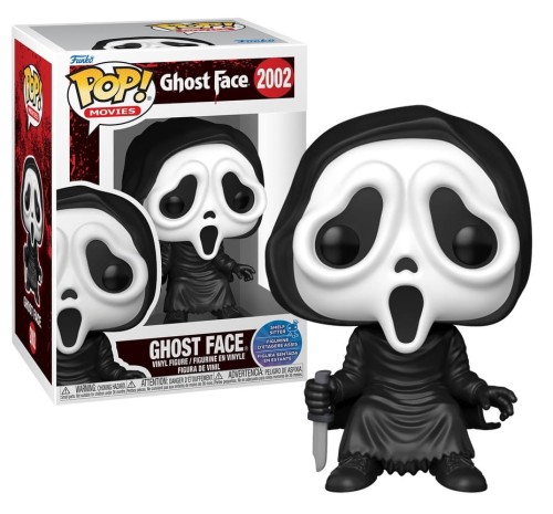 Figurka Funko POP! Movies Ghost Face 2002 Shelf Sitter siedzący w oryginalnym pudełku.