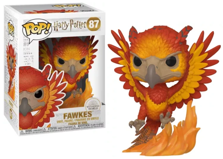 Figurka Funko POP! Movies Harry Potter Fawkes 87 magiczny feniks w oryginalnym pudełku.
