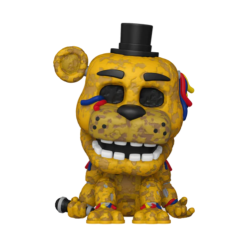 Złoty animatronik Withered Golden Freddy z FNAF jako figurka winylowa Funko POP! 1033.