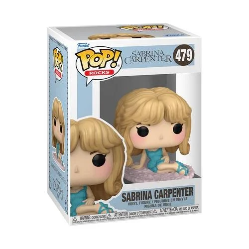 Kolekcjonerska figurka Funko POP! Sabrina Carpenter 479 wariant Night Gown opakowanie.