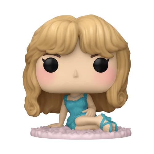 Piosenkarka Sabrina Carpenter w błękitnej koszuli jako figurka winylowa Funko POP! 479.