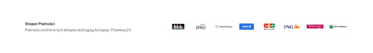 Metody płatności w sklepie – otwiera się w nowej karcie
